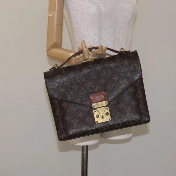 LOUIS VUITTON Monogram Monceau 28 Hand Bag - Picture 14 of 16